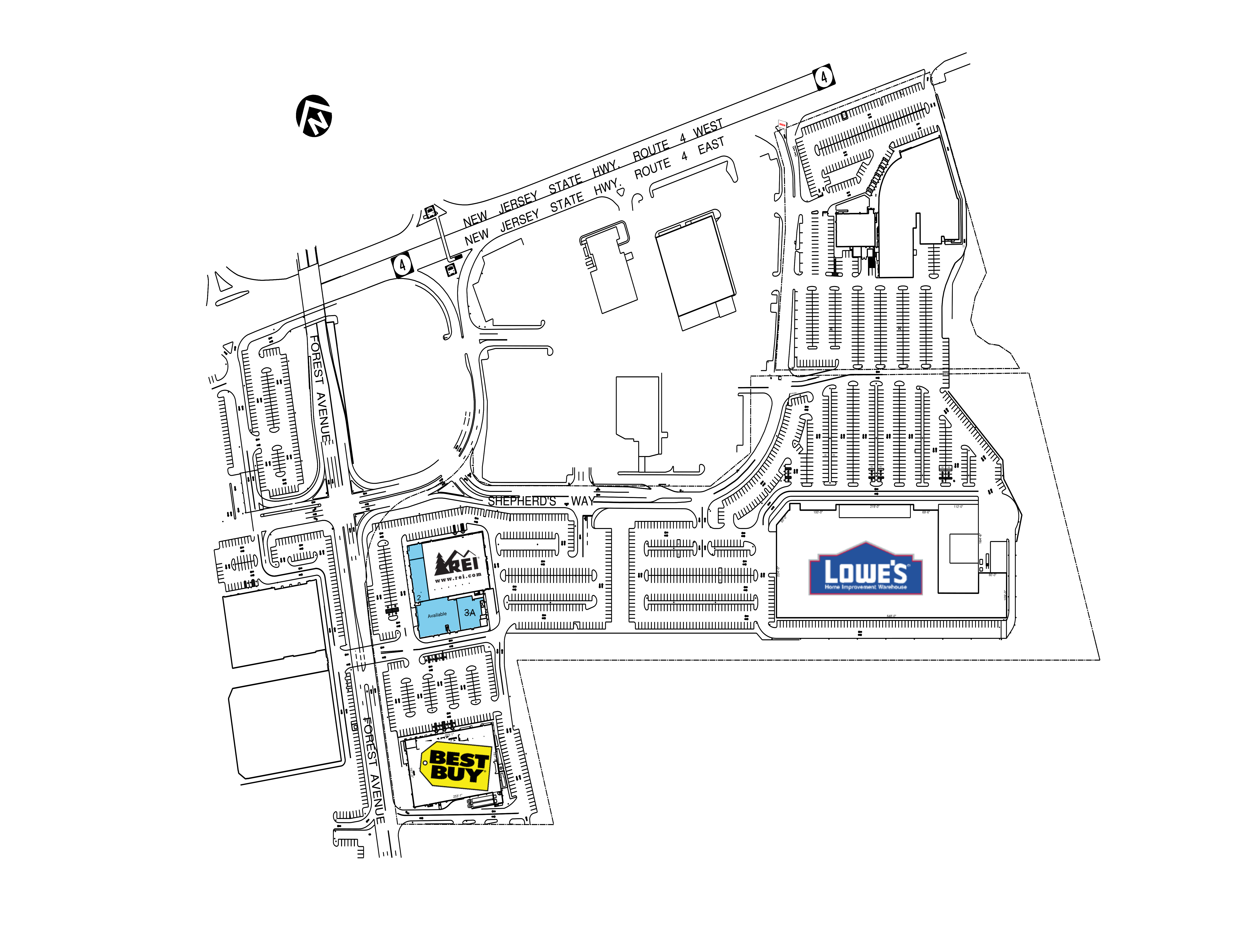 Paramus Nj Paramus Bergen Town Center East Retail Space